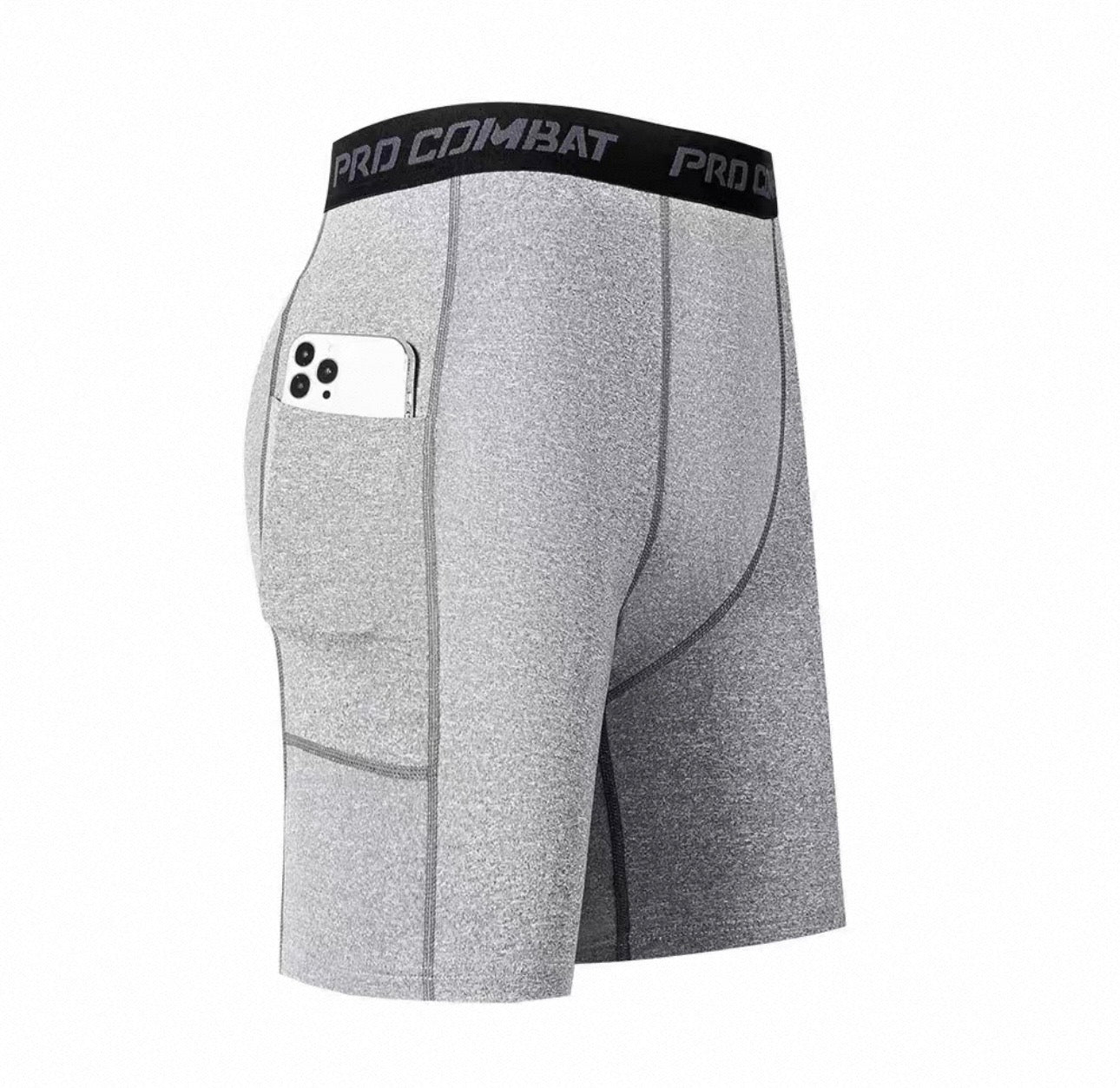 Performance Sportshorts – Kompressionspassform mit Seitentasche
