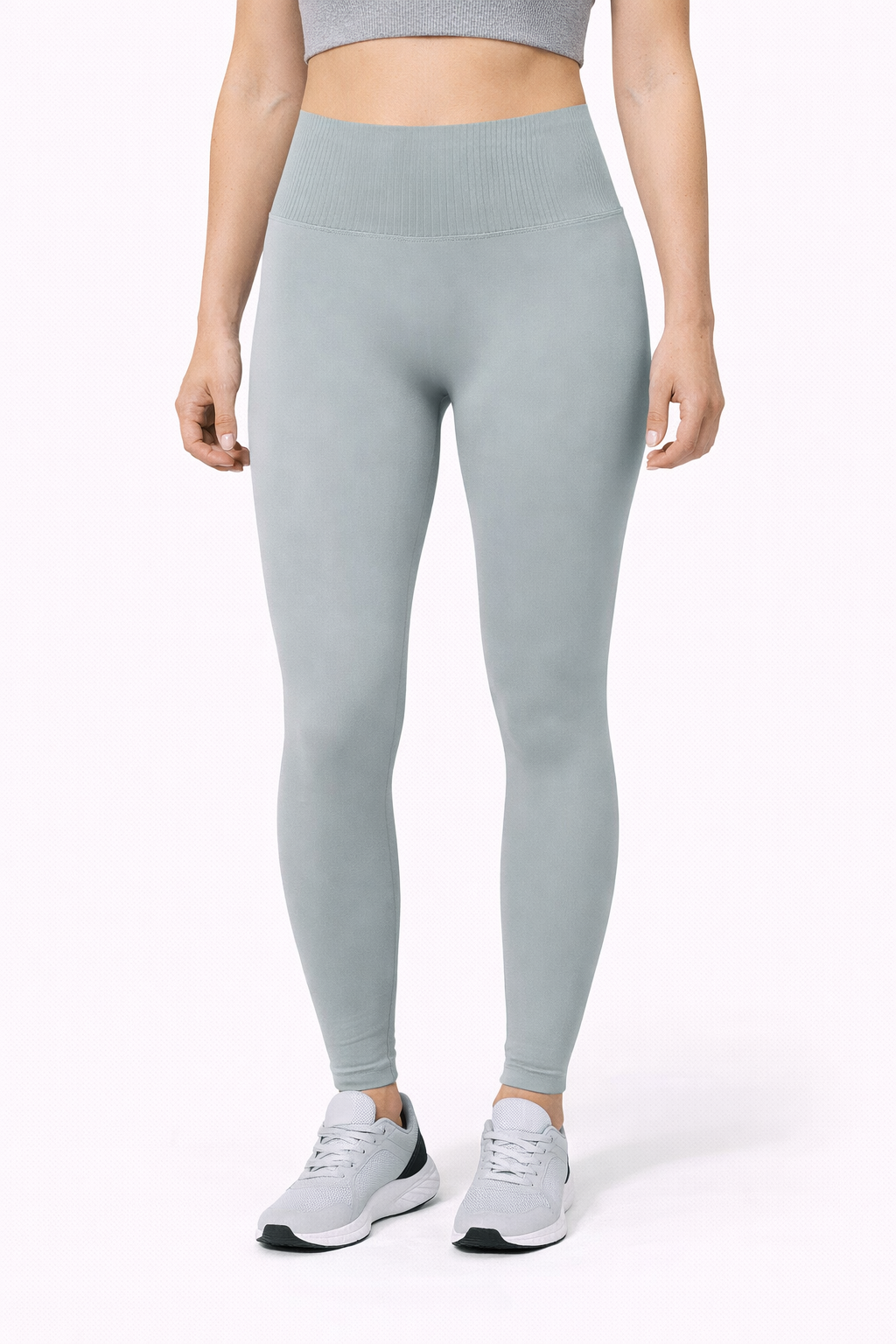 Damen High-Waist Leggings – Nahtlos & Figurformend