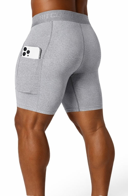Performance Sportshorts – Kompressionspassform mit Seitentasche