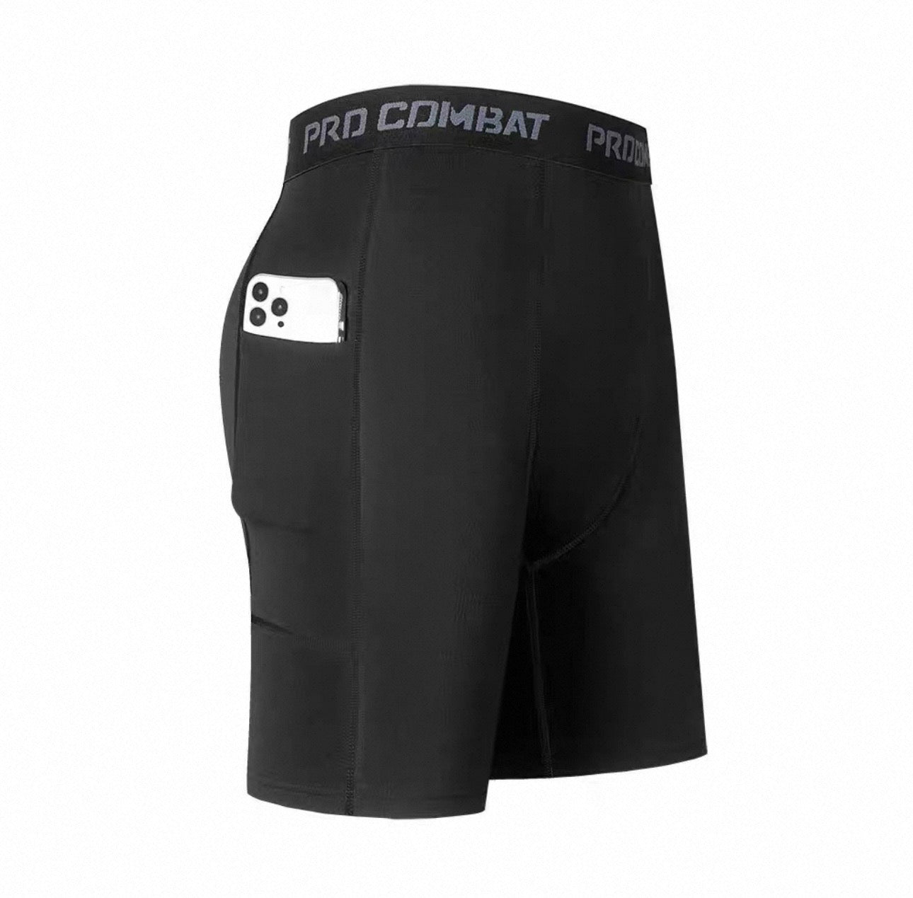 Performance Sportshorts – Kompressionspassform mit Seitentasche