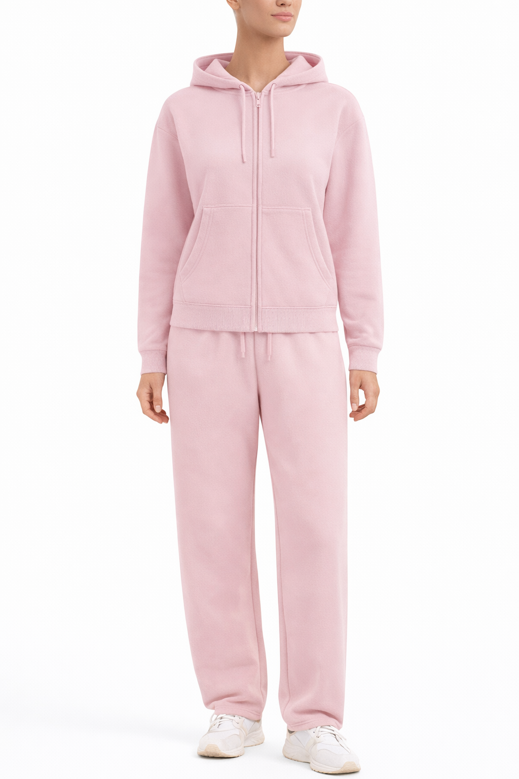 Damen Freizeitanzug – Hoodie mit Reißverschluss & Jogginghose