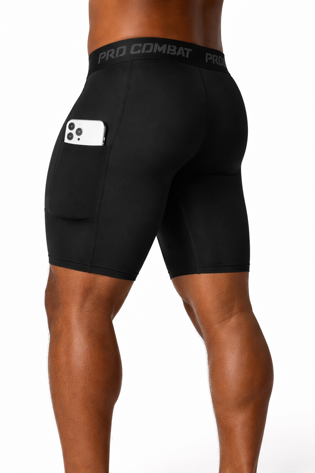 Performance Sportshorts – Kompressionspassform mit Seitentasche