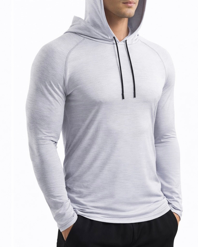 Performance Hooded Longsleeve – Atmungsaktives Fitness Hoodie für Training & Lifestyle