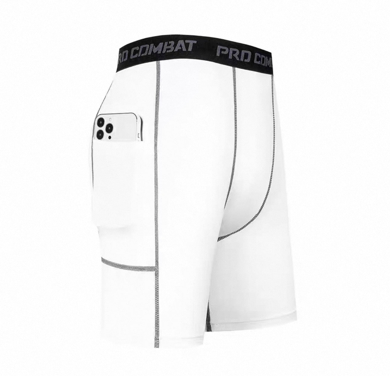 Performance Sportshorts – Kompressionspassform mit Seitentasche
