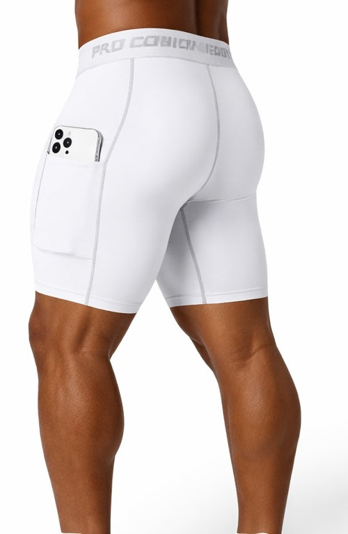 Performance Sportshorts – Kompressionspassform mit Seitentasche