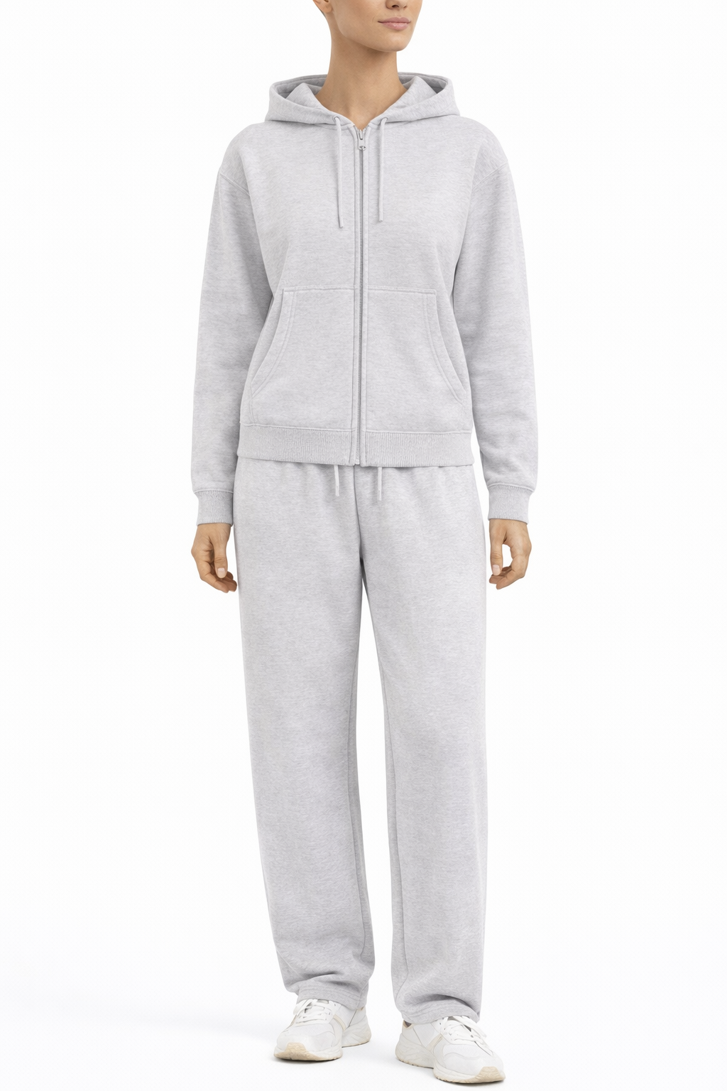 Damen Freizeitanzug – Hoodie mit Reißverschluss & Jogginghose