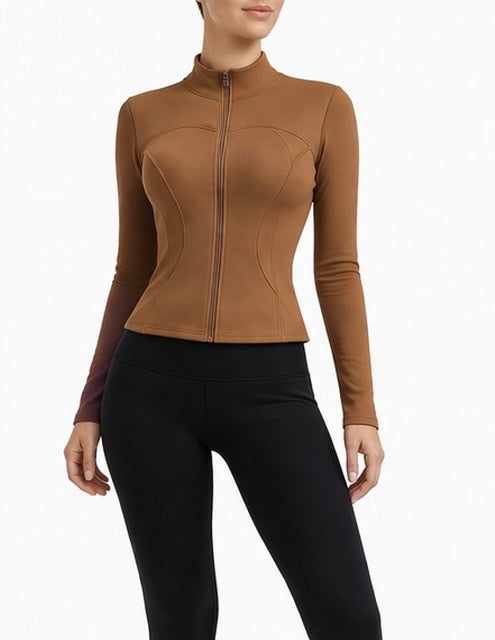Damen Workout Set – Komfortjacke & Formende Leggings