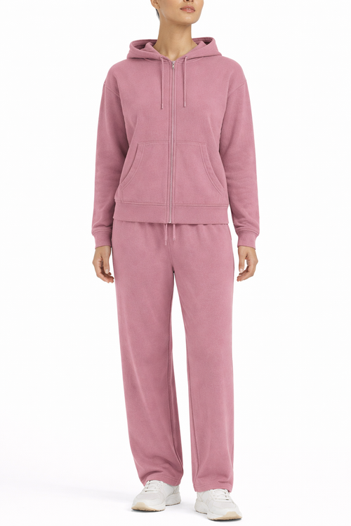 Damen Freizeitanzug – Hoodie mit Reißverschluss & Jogginghose