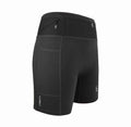 Damen Sport Shorts mit Tasche – Atmungsaktive Fitness Shorts mit hoher Taille für Training & Running