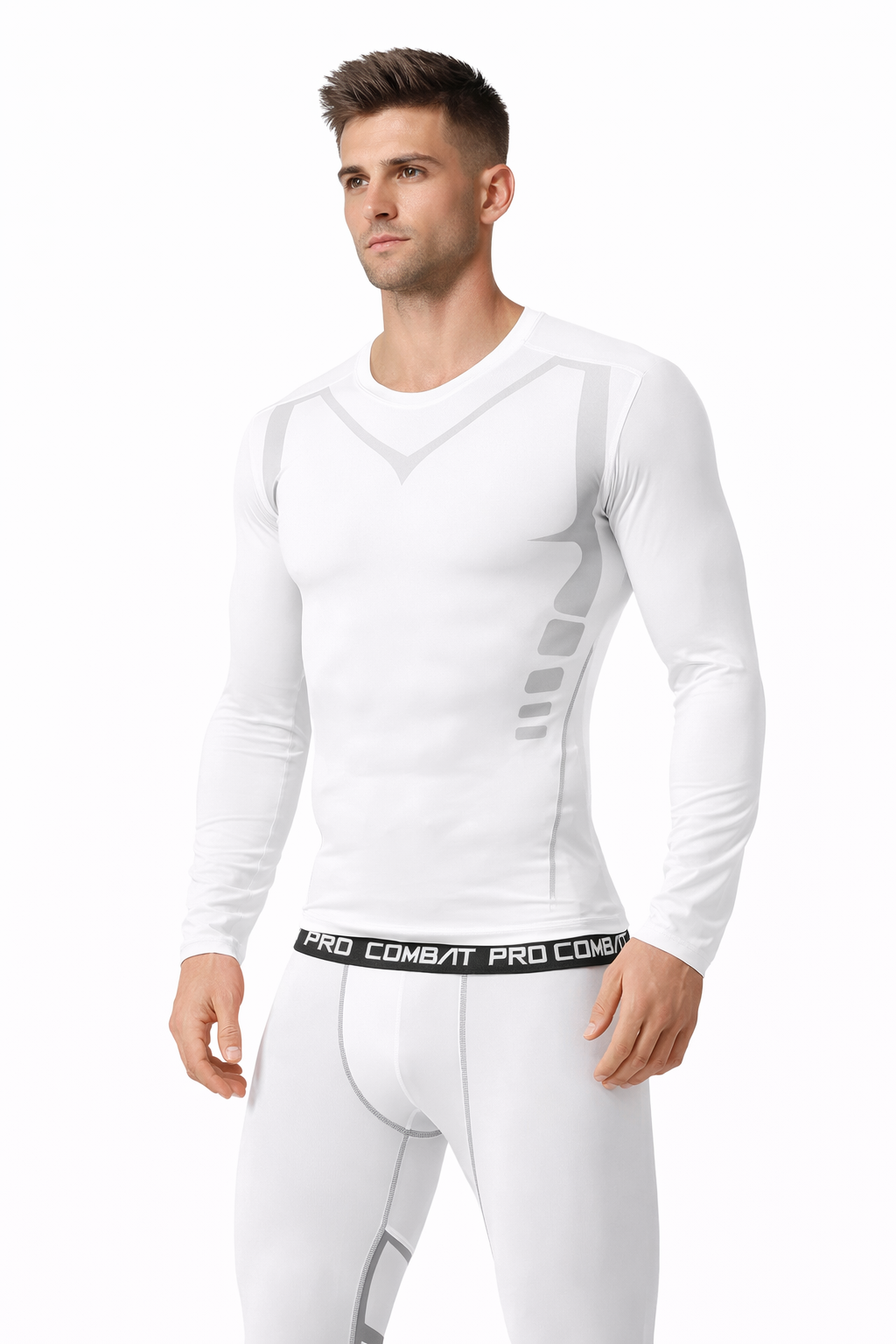 Herren Kompressionsset (2-teilig) – Atmungsaktiv & Schnell trocknend | Fitness, Running & Gym Performance Wear